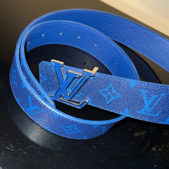 Louis Vuitton Blue Belt